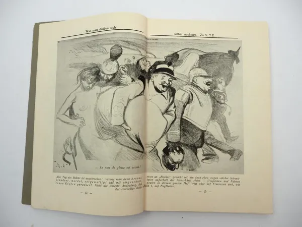 Das Bild als Narr Die Karikatur in der Völkerverhetzung 1918 Ferd. Avenarius