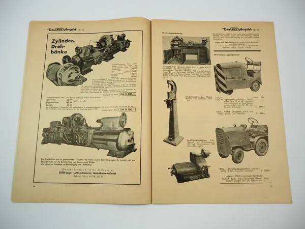 Das STEG Angebot Nr. 18 Zeitschrift Katalog Stuttgart 1950