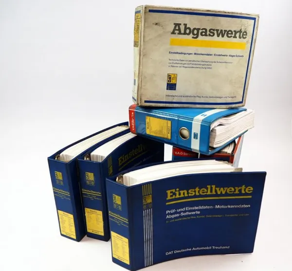 DAT Einstellwerte Motordaten Abgas-Sollwerte PKW Gländewagen Transporter 2008