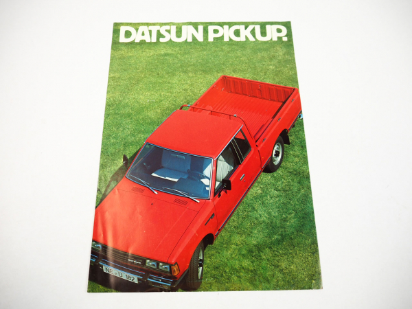 Datsun Pickup Diesel Benzin Prospekt 1981