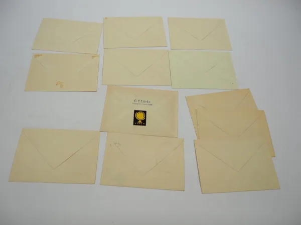 DDR 12x Briefe Ersttagsbriefe Einschreiben mit Briefmarken 1954
