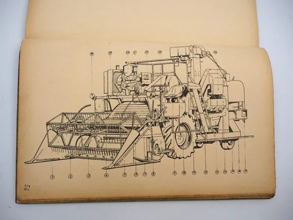 Dechentreiter GH 220 250 280 Mähdrescher Goldhamster Ersatzteilliste ca. 1959