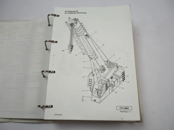 Demag AC 100 Mobilkran Ersatzteilliste Ersatzteilkatakog Spare Parts Book 2001