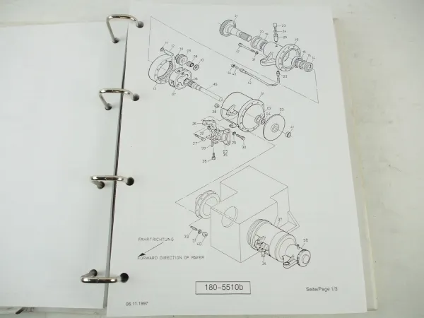 Demag DF130 P Bedienungsanleitung Ersatzteilkatalog Spare parts Catalogue 1995