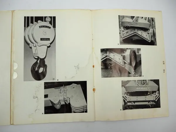 Demag V70 Mobilkran Betriebsanleitung Ersatzteilliste Schaltplan ca. 1969/70
