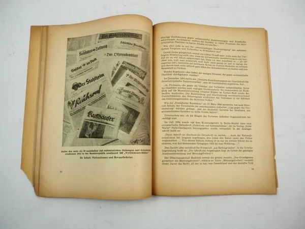 Der Antisemitismus in der Bundesrepublik Kongress Verlag Berlin 1956 von Seydewitz