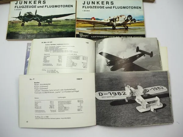 Der Flieger 7x Flugzeuge Junkers Focke Wulf Messerschmitt Dornier HFB GWF
