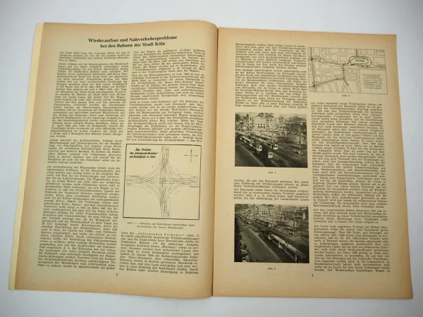 Der Nahverkehr Zeitschrift 1. Jahrgang Nr. 1 Ausgabe April 1950