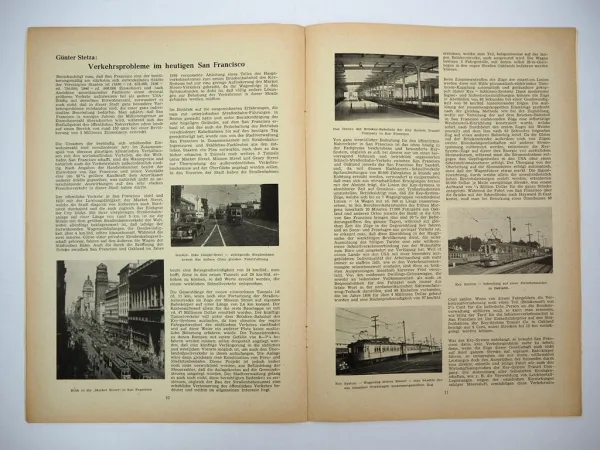 Der Nahverkehr Zeitschrift 1. Jahrgang Nr. 1 Ausgabe April 1950