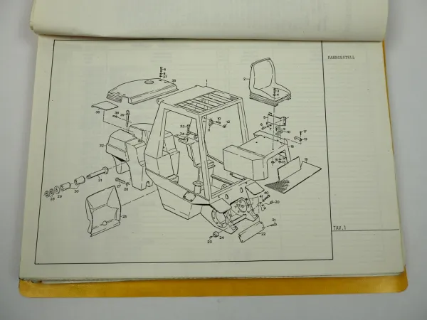 Detas Robustus SH 20 25 30 Betriebsanleitung Ersatzteilliste Garantieheft 1987