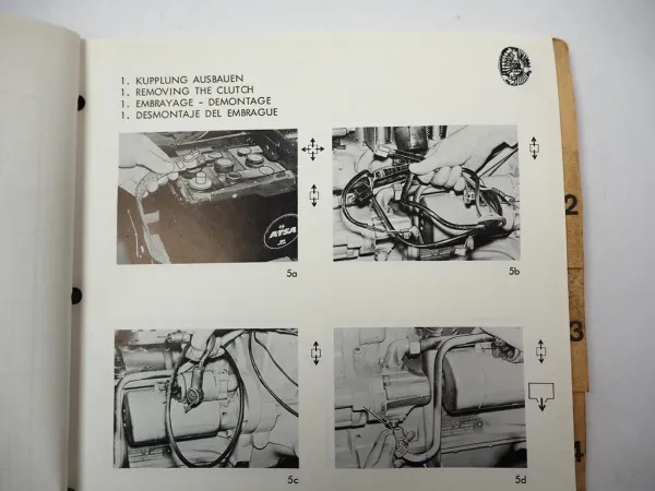Deutz 2506 3006 4006 4506 5006 5506 6206 Fahrgestell Werkstatthandbuch 1976