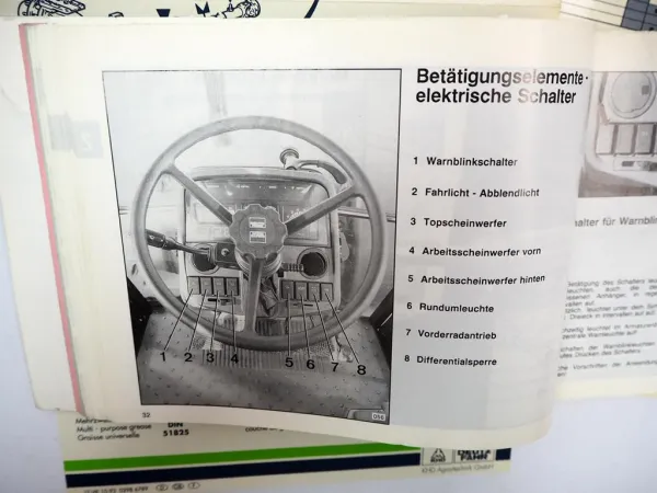 Deutz AgroStar 4.68 4.78 6.08 6.28 6.38 Betriebsanleitung 1993 Wartung Pflege Konservierung