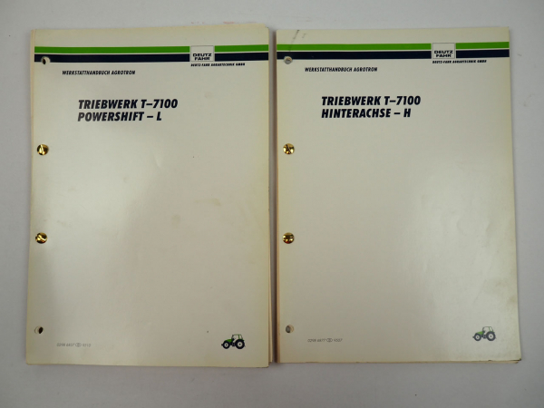 Deutz Agrotron 4.70 - 4.95 und 6.00 - 6.45 Werkstatthandbuch Getriebe T7100 7/95