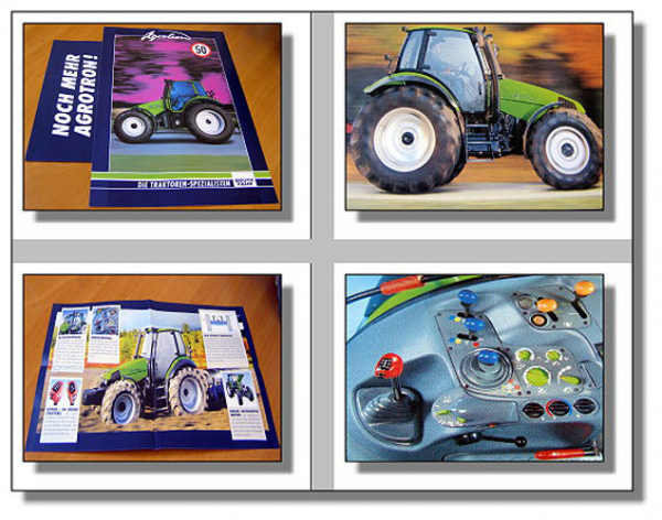 Deutz Agrotron 6.00 6.05 6.15 6.20 6.30 6.45 Schlepper Traktor Prospekt 1997