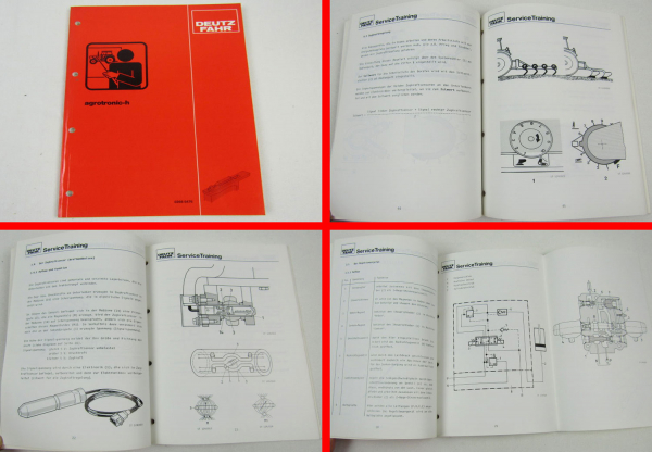 Deutz agrotronic-h EHR für DX 4 6 7 Werkstatthandbuch Schulung Training 1988