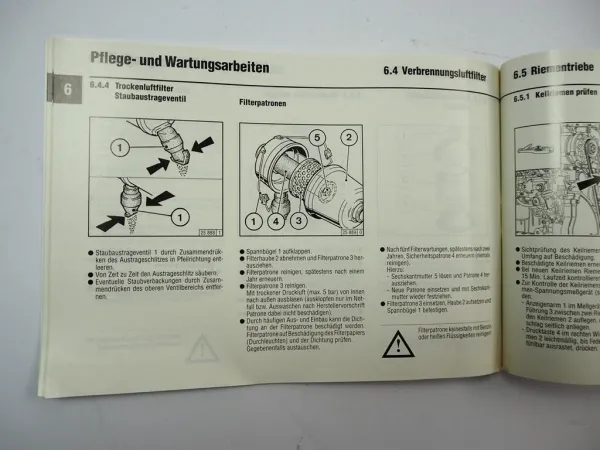 Deutz B FL FM 1011F Motor Betriebsanleitung Bedienungsanleitung 1997