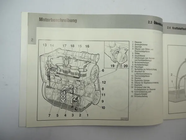 Deutz BF4L 1011 T Motor Betriebsanleitung Bedienungsanleitung 1994