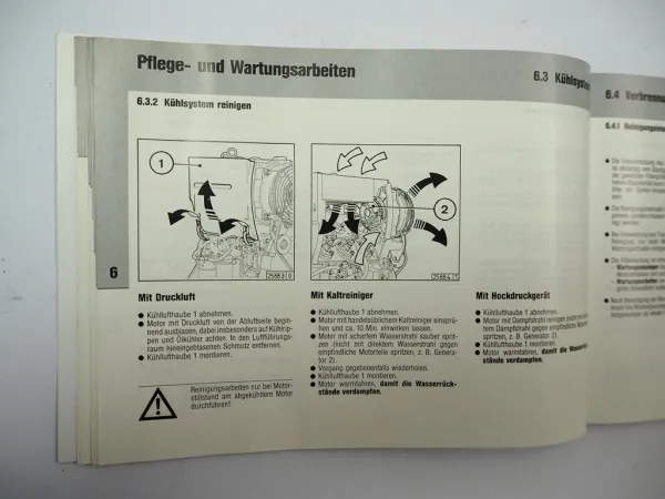 Deutz BF4L 1011 T Motor Betriebsanleitung Bedienungsanleitung 1994