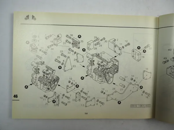 Deutz BF4M BF6M 1013 E C EC Motor Betriebsanleitung Ersatzteilliste Bildkatalog