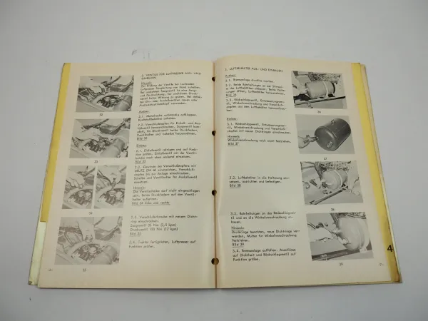 Deutz D 4006 - 13006 Deutz Intrac 2002 2003 Werkstatthandbuch Druckluftbremsanlage Reparatur