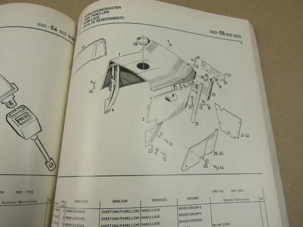 Deutz D 6206 D6206 Traktor Ersatzteilliste Parts List Ersatzteilkatalog 1980