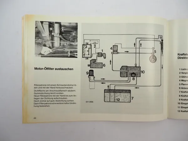 Deutz D 6807 7207 7807 Traktor Betriebsanleitung Wartung Schaltplan 1980