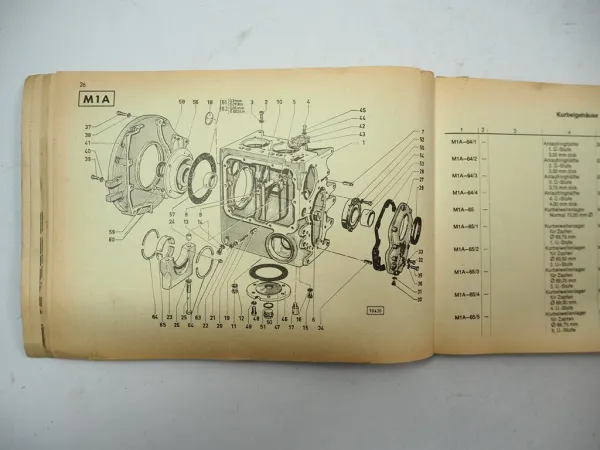 Deutz D2505 D3005 Traktor Ersatzteilliste Ersatzteilkatalog Parts List 1967