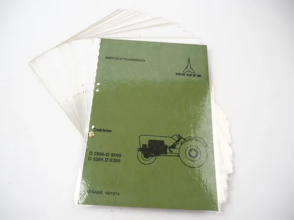 Deutz D2506-5506 D5206 D6206 Intrac Getriebe TW25 TW35 TW50 1974