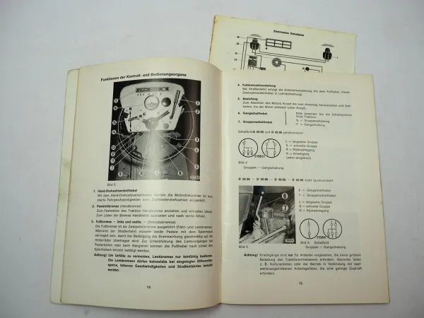 Deutz D2506 D3006 D4006 D4506 Traktor Betriebsanleitung Bedienungsanleitung 1974