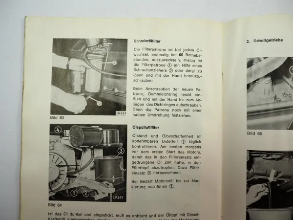 Deutz D4006 Traktor Betriebsanleitung Bedienungsanleitung 1968