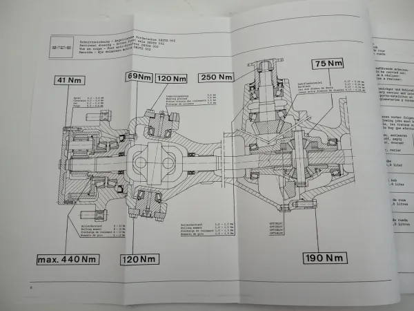 Deutz DX 3.10 3.30 3.50 3.70 3.90 Werkstatthandbuch Achsen Deutz 002 10/1985