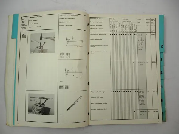 Deutz DX Intrac 06 07 Schlepper Spezialwerkzeug Katalog Special Tools 1986