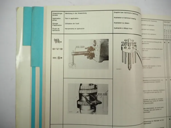 Deutz DX Intrac 06 07 Schlepper Spezialwerkzeug Katalog Special Tools 1986