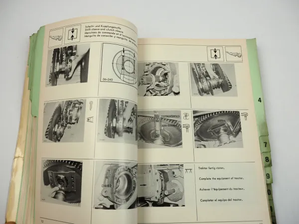 Deutz DX145 Reparaturanleitung Werkstatthandbuch Getriebe TW91.10 Ausgabe 1981