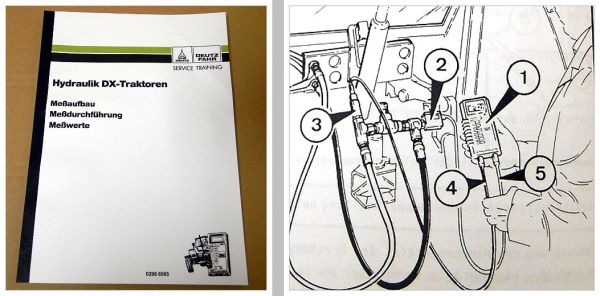 Deutz DX3.10 - 3.90 DX4.10 - 4.70 DX6.05 - 6.50 Hydraulik Schulunghandbuch 1990