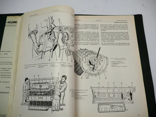 Deutz F/A1-6L 514 F/A6-12L 614 Dieselmotor Werkstatthandbuch Reparaturanleitung