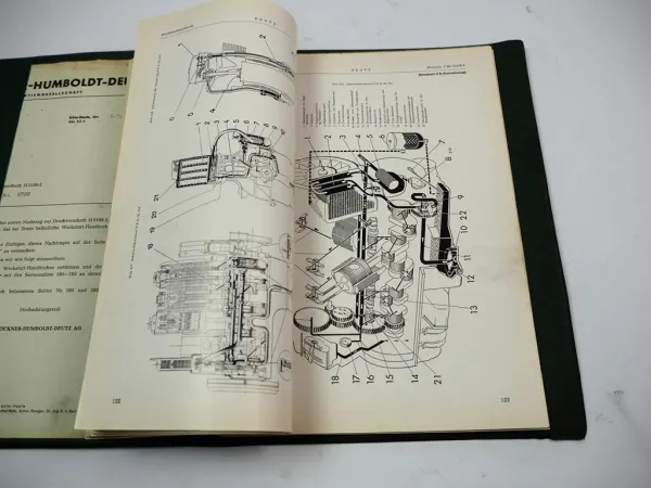 Deutz F/A1-6L 514 F/A6-12L 614 Dieselmotor Werkstatthandbuch Reparaturanleitung