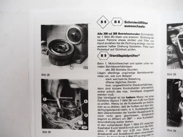Deutz F1L 208D F1L 210D Motor Bedienungsanleitung Betriebsanleitung