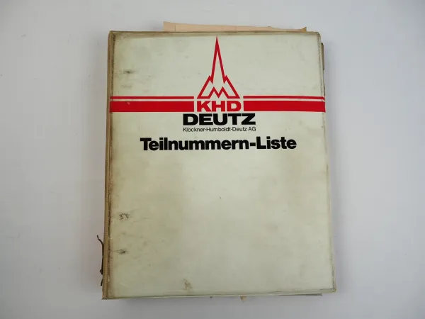 Deutz F2L 912 Dieselmotor Ersatzteilliste Teilenummernliste 1971 TN0155-62