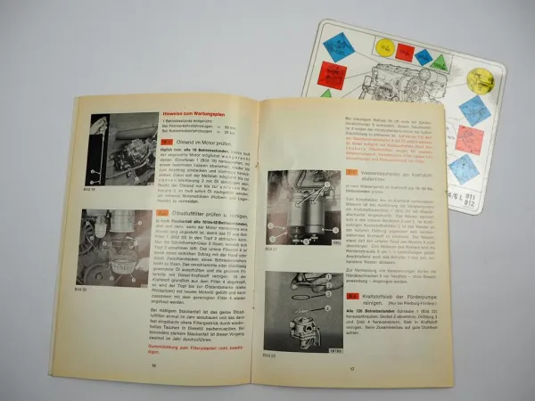 Deutz F3L F4L F6L 911 912 Motor Bedienungsanleitung Betriebsanleitung 1969