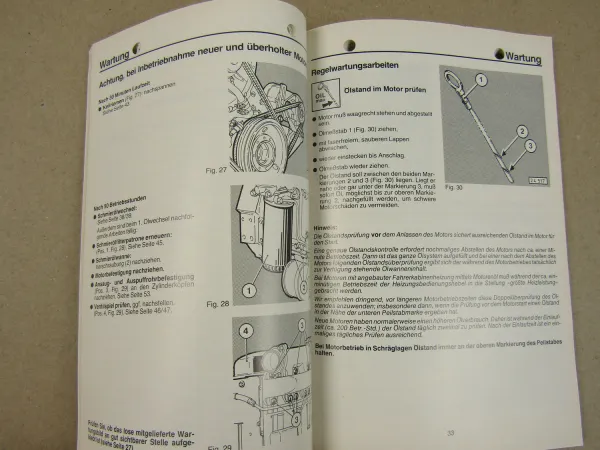 Deutz F3L F4L F6L 912 W Bedienungsanleitung 1985 Betriebsanleitung Wartung