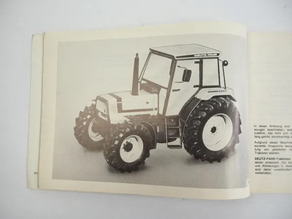 Deutz Fahr DX4.31 DX4.51 Bedienungsanleitung Betriebsanleitung 1989