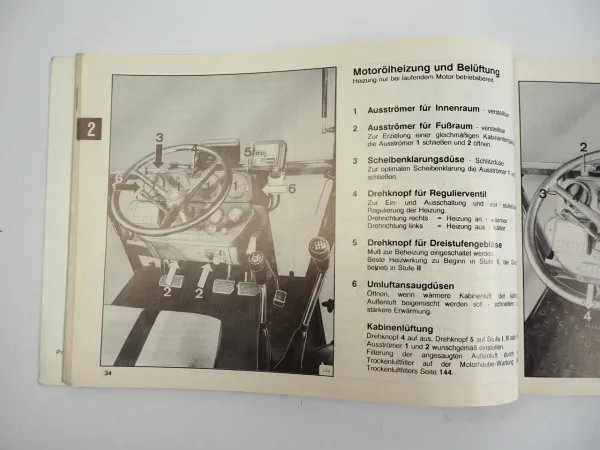 Deutz Fahr DX4.31 DX4.51 Bedienungsanleitung Betriebsanleitung 1989
