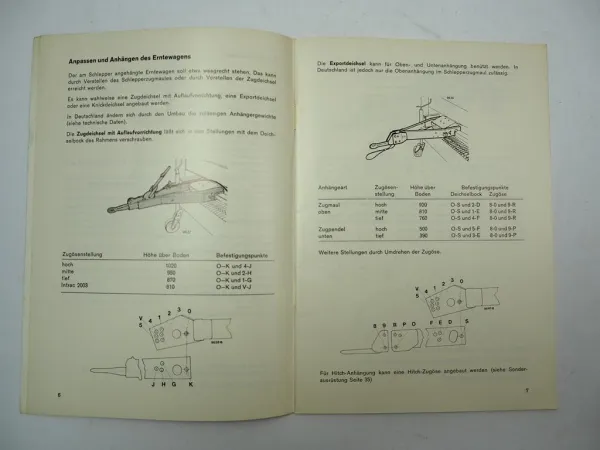 Deutz Fahr E327 Erntewagen Betriebsanleitung Bedienungsanleitung 1977