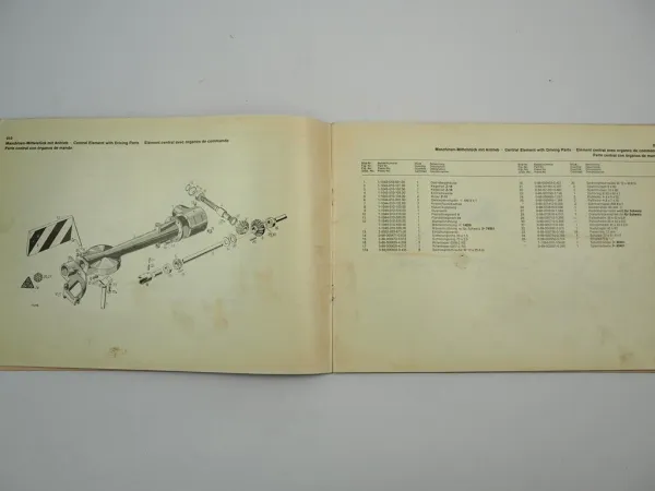 Deutz Fahr KH 40 40D 40DN Kreiselheuer Ersatzteilliste Spare Parts List 1978