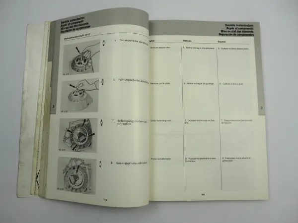 Deutz FL BFL 1011 T Motor Werkstatthandbuch Workshop Manual Reparaturanleitung