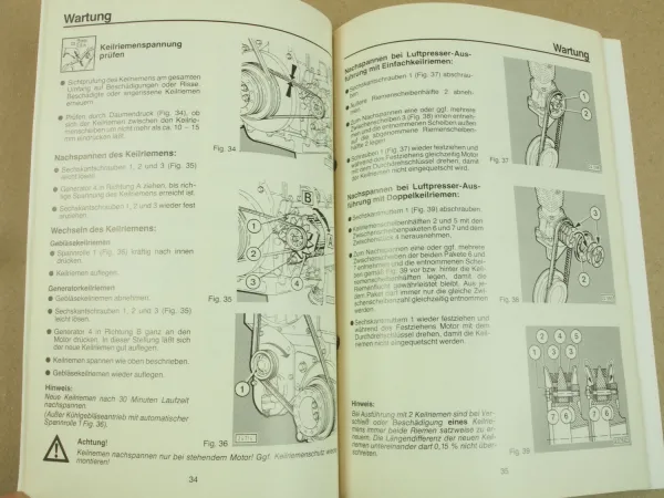 Deutz FL413 FR Motor Betriebsanleitung Bedienungsanleitung Operation Manual 1983