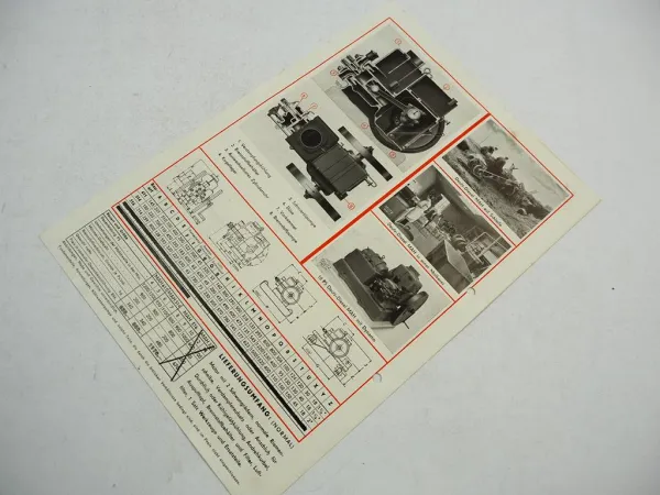 Deutz MAH 611 514 516 Diesel Stationärmotor Prospekt 1930er Jahre