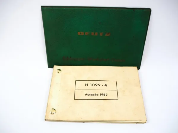 Deutz Schlepper Werkstatt Daten 1962 Werkstatthandbuch D15 11 - 65 PS