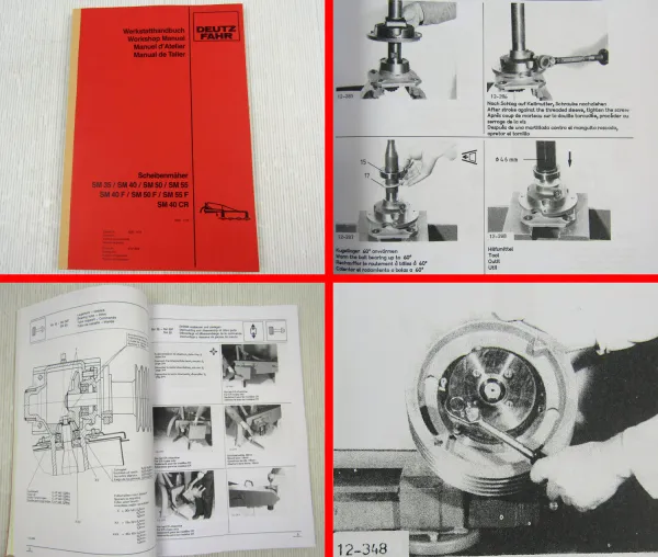 Deutz SM 35 40 50 55 40F 50F 55F 40CR Werkstatthandbuch